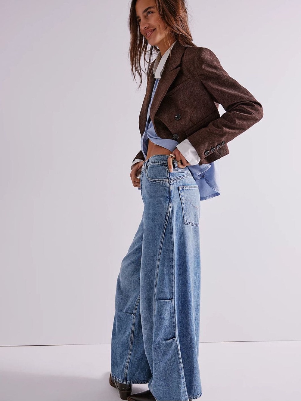 Free People • We The Free Westward Demi Wide Leg Jeans - Who Is She